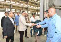 Minister of State for Military Production inspects Helwan Non-Ferrous Industries Company 