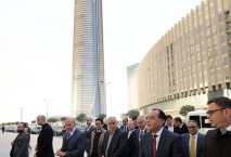 PM inspects the Central Business District project in the Administrative Capital 