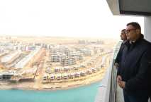 El-Sherbiny inspects New Alamein Mazarine Compound, C2 Tower 