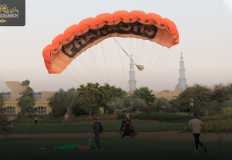 In collaboration with Skydive Pharaohs, the first event for skydiving enthusiasts takes off in Madinaty