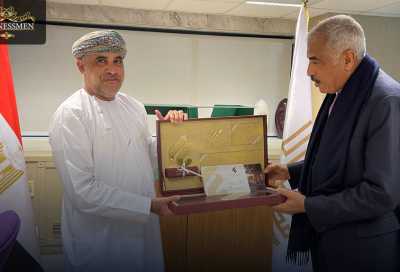 Omani Minister of Housing meets with Hisham Talaat Moustafa