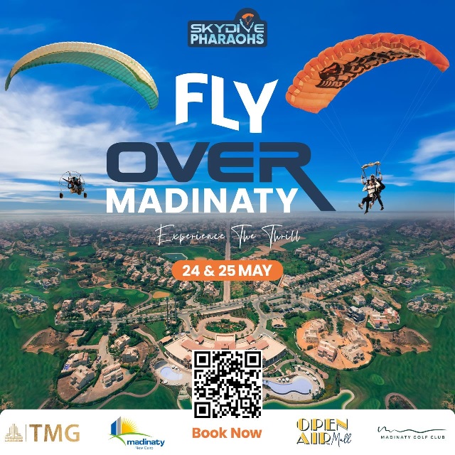 Madinaty to host "Fly over Madinaty", a unique skydiving event