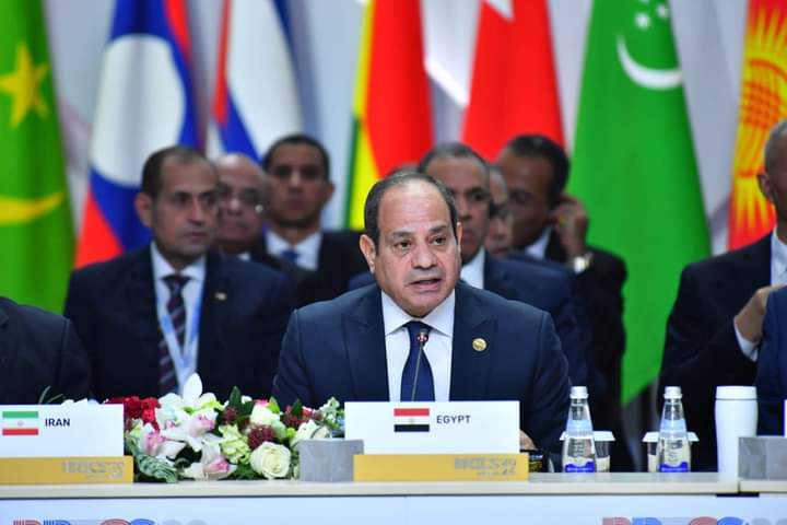 Sisi calls for stronger ties, joint ventures within BRICS+