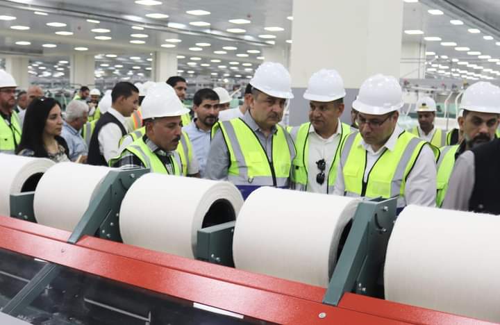 Shimi inspects Egypt's modernized textile industry