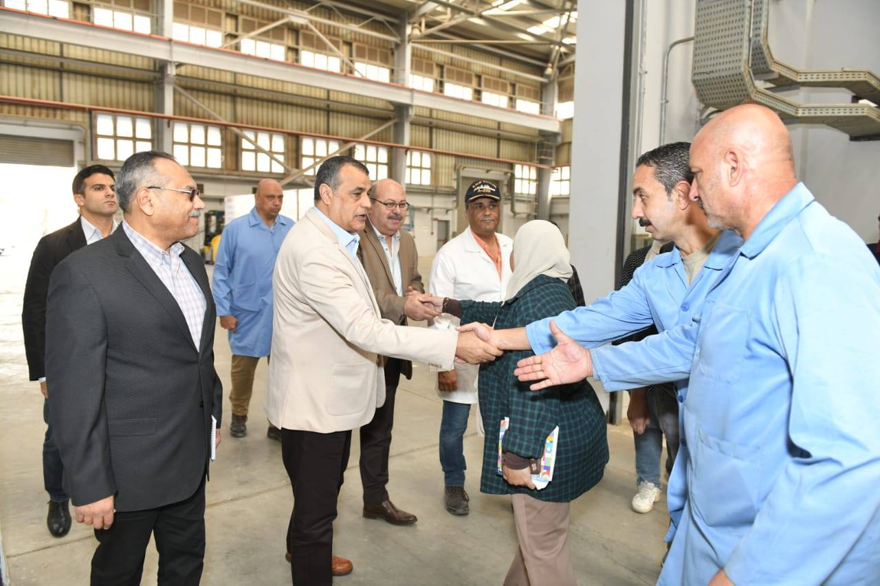 Minister of State for Military Production inspects Helwan Non-Ferrous Industries Company