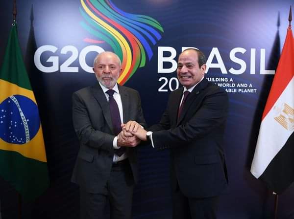 Sisi, Da Silva agree to strategic partnership at G20 Summit