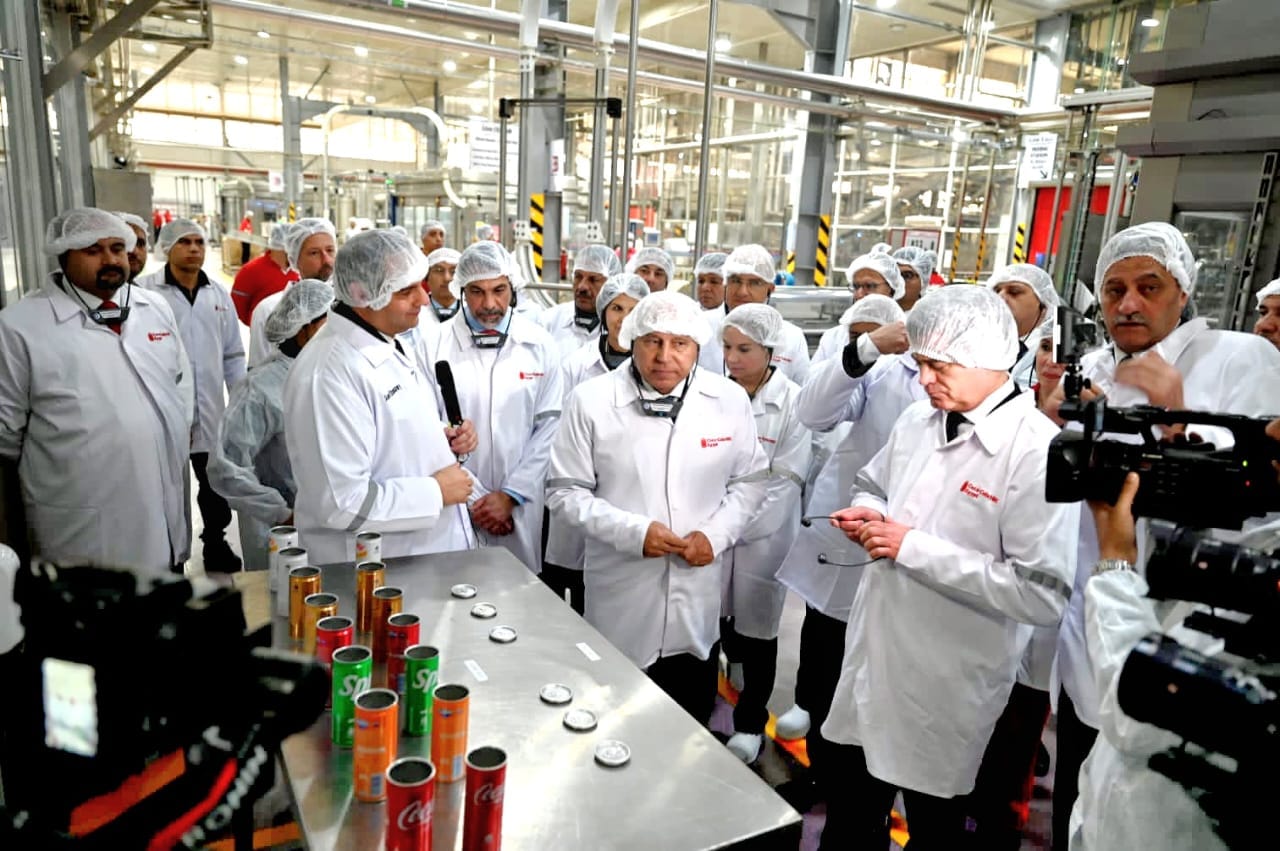 Coca-Cola opens $31.5 mln production line in Sadat City