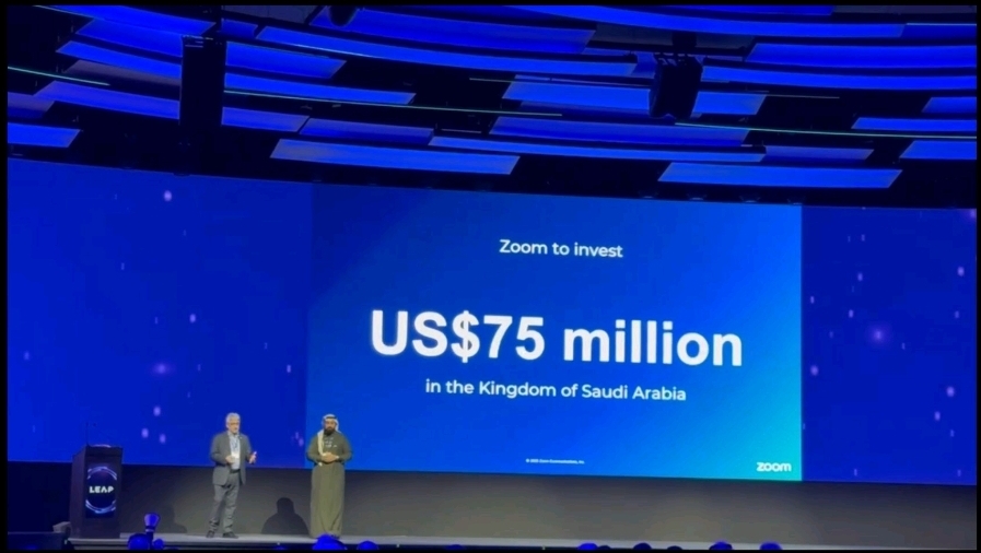 Zoom invests $75 million in Saudi Arabia