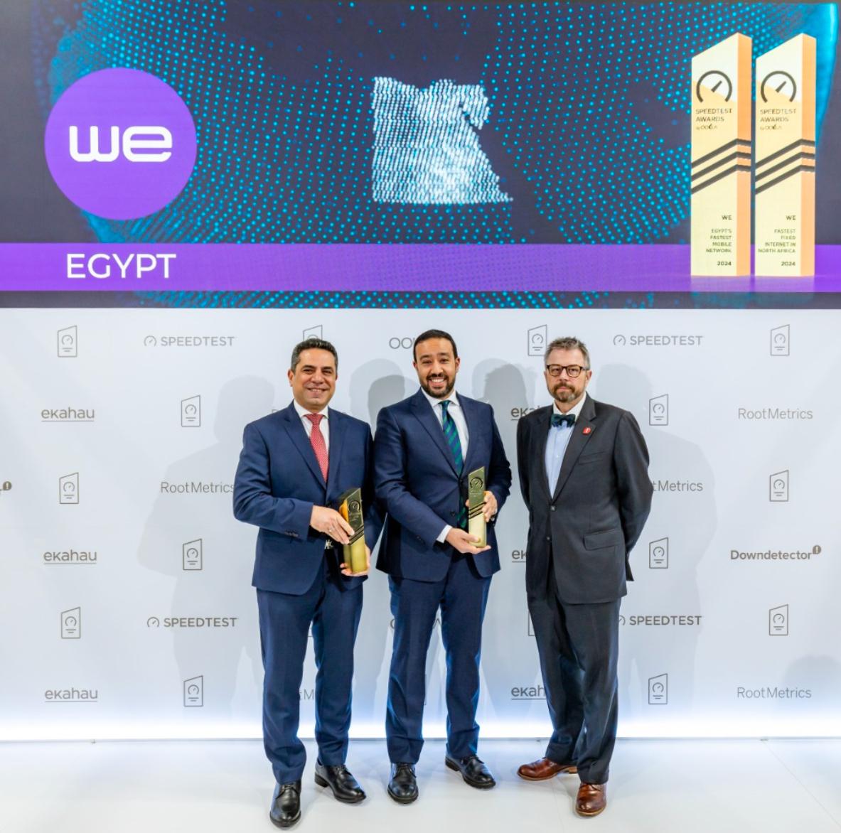 WE awarded fastest network in Egypt, landline in North Africa