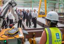 اقتصادية قناة السويس تشهد افتتاح مصنع CSCEC لتصنيع الهياكل الفولاذية 
