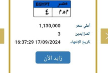 مزاد لوحات المرور ينتهي اليوم وسعر إحداها يتجاوز 2 مليون جنيه 