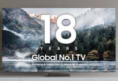 سامسونج للإلكترونيات» تتصدر سوق التلفزيونات للعام 18 على التوالي بنسبة سوقية تتجاوز 30%عالمياً