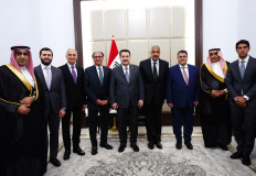 رئيس الوزراء العراقي يستقبل وفداً من رجال الأعمال المصريين والسعوديين