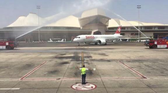 مطار شرم الشيخ يستقبل أولى رحلات الخطوط الجوية السويسرية
