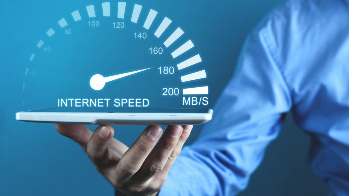 سرعة الإنترنت