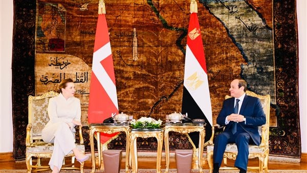 لقاء الرئيس عبد الفتاح السيسي ورئيسة الوزراء الدنماركية ميتا فريدريكسن