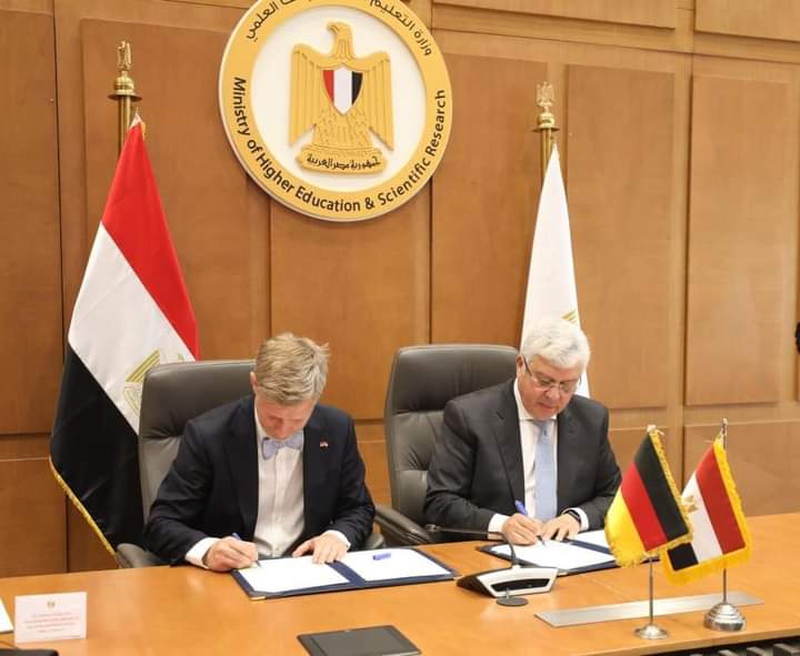 خلال توقيع مذكرة التفاهم بين مصر وألمانيا