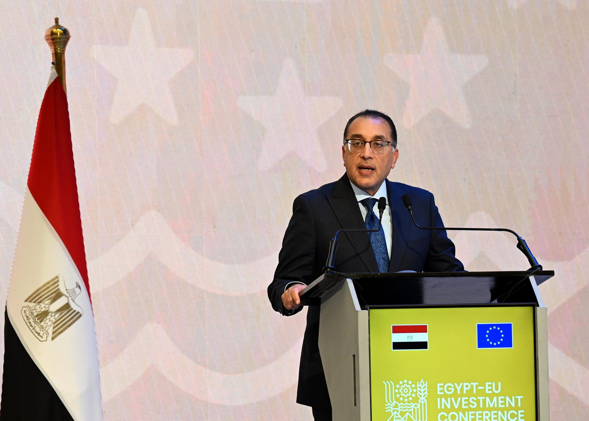 مدبولي خلال كلمته في الجلسة الختامية لمؤتمر الاستثمار المصري الأوروبي