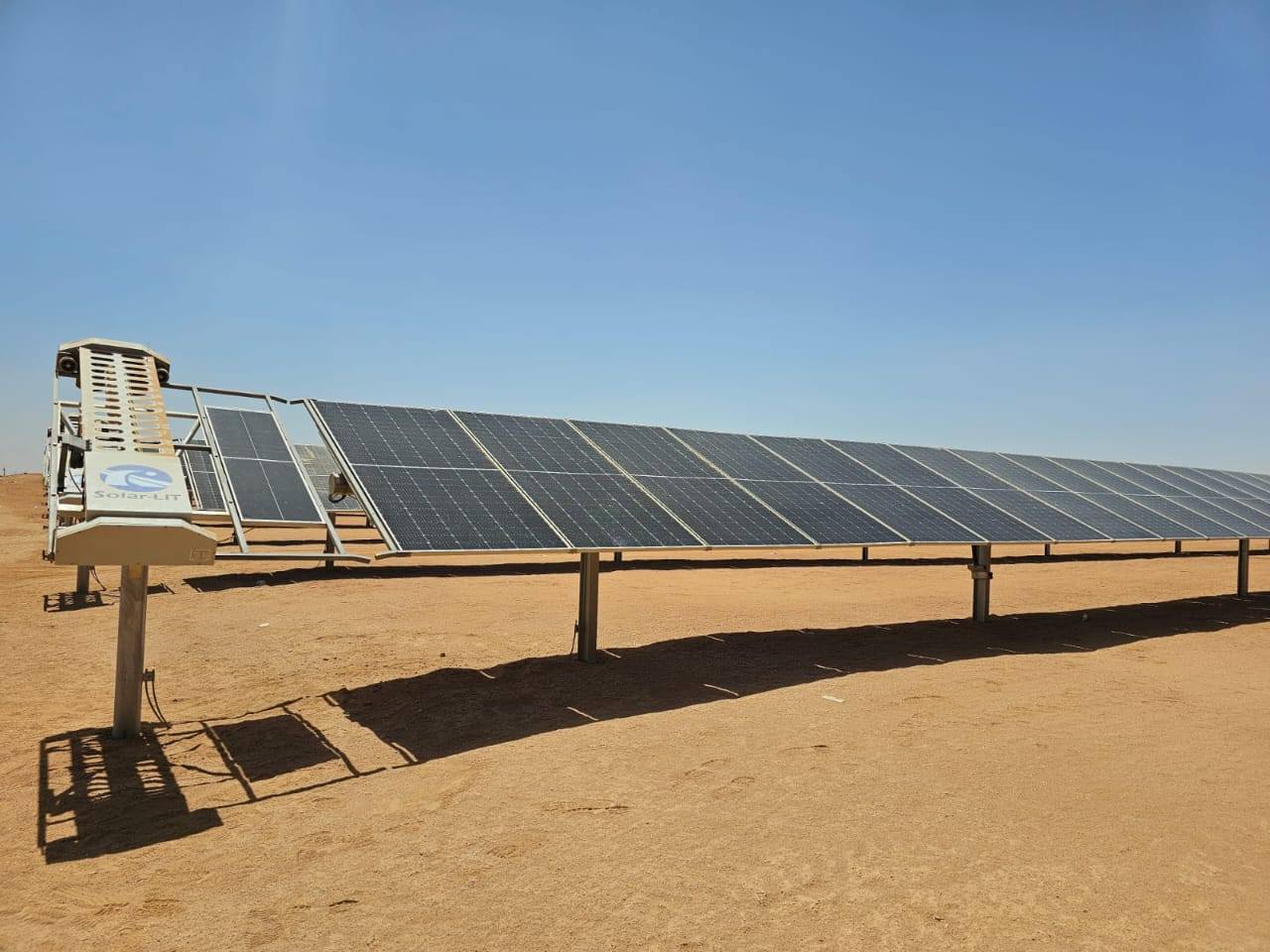 محطة الطاقة الشمسية في كوم امبو بأسوان